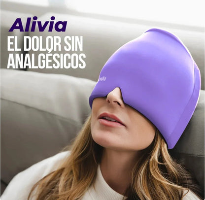 Gorro de gel para migrañas